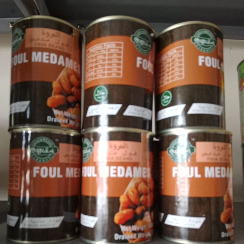 

FOUL MADAMES 400G & kacang polong kalengan