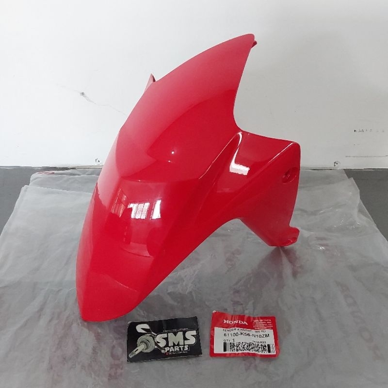 Slebor Spakbor Fender Depan Merah Cabai Supra GTR 150 FI 61100 K56 N10ZM
