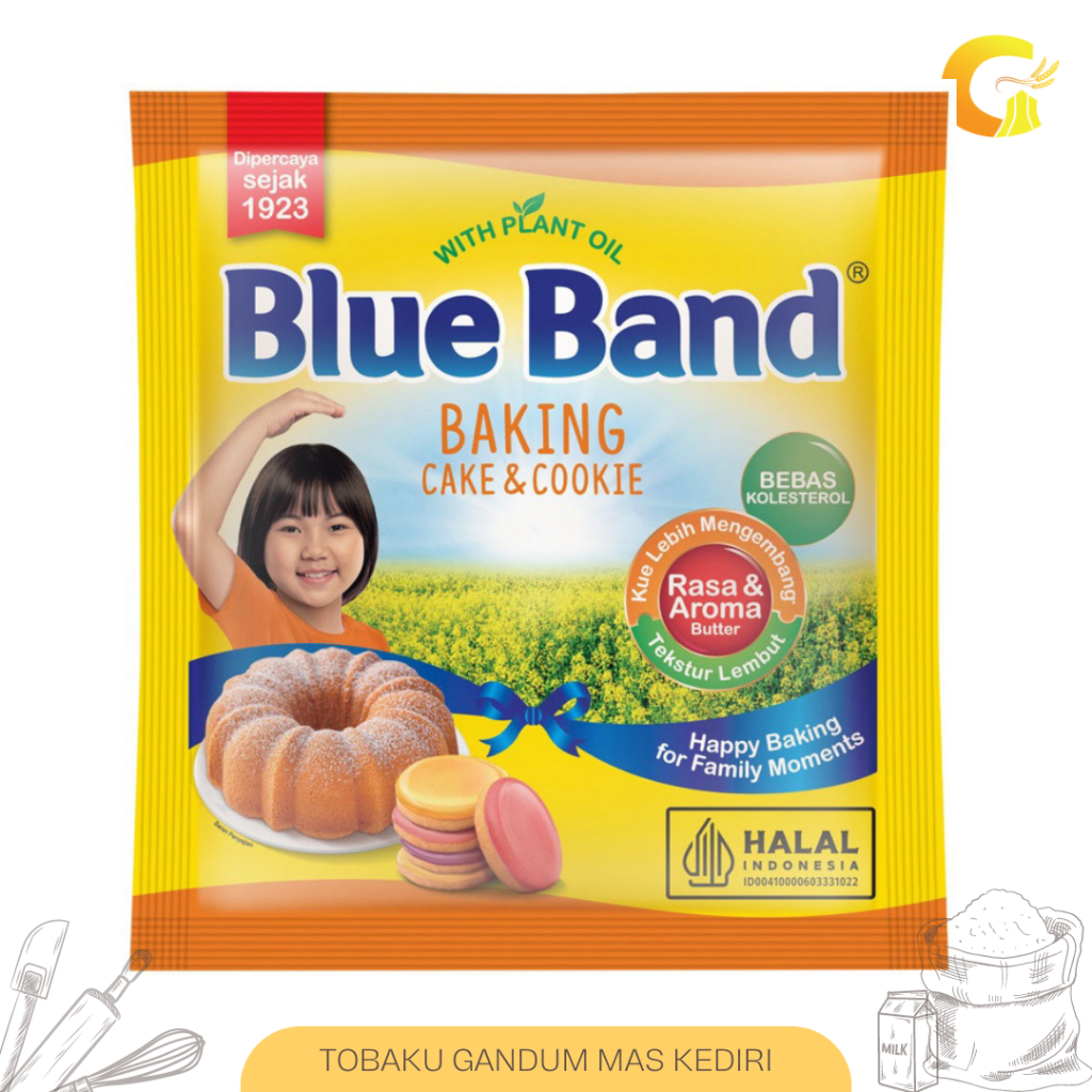 

BlueBand Cake & Cookie Margarin 200 gr / Blueband Cake n Cookie 200gr