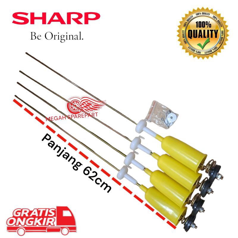kaki PER GANTUNG mesin cuci SHARP 1 Tabung set 4pcs