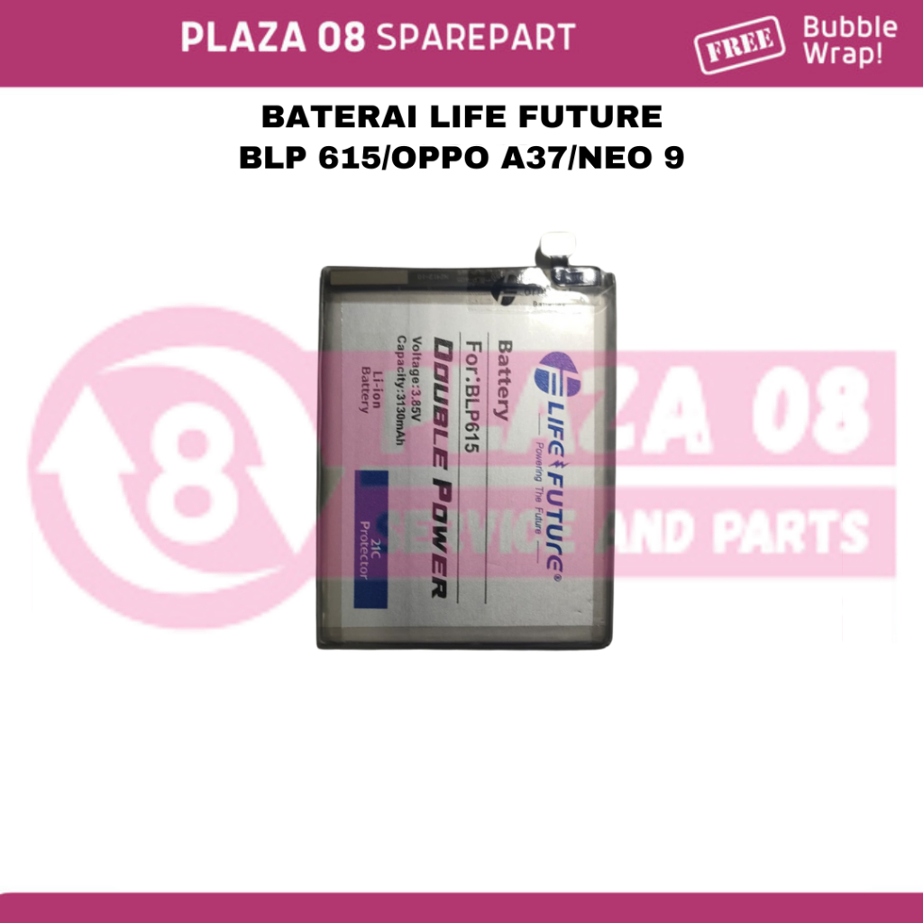 BATERAI LIFE FUTURE / DOUBLE POWER BLP 615 / OPPO A37/NEO 9