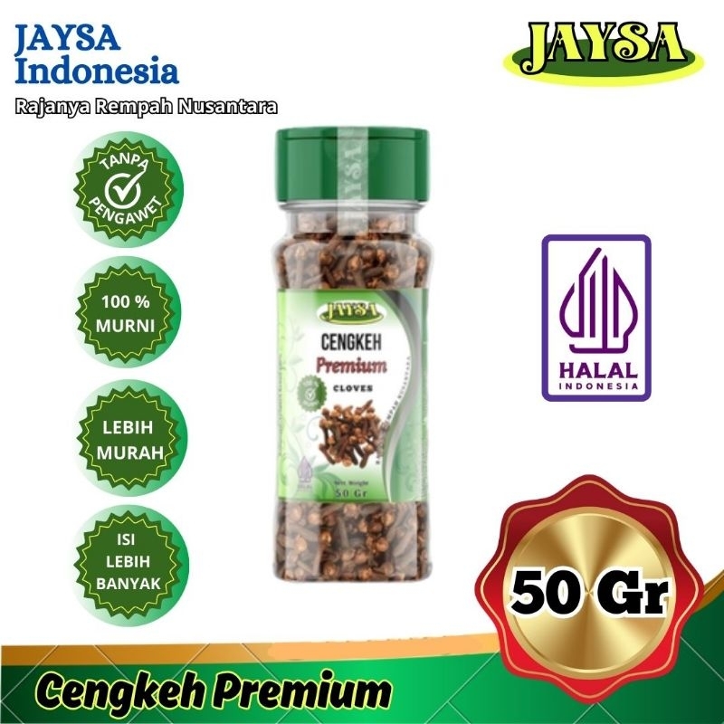 

JAYSA Cengkeh Utuh 50 gr / Cengkeh Kering / Cloves / Cengkeh Kering Super / Cengkeh Super / Cengkeh Kering Asli / Cengkeh Utuh / Cengkeh Kering Kualitas Ab / Cengkeh Utuh Grade Ab / Cengkih / Cengkeh / Clove Whole