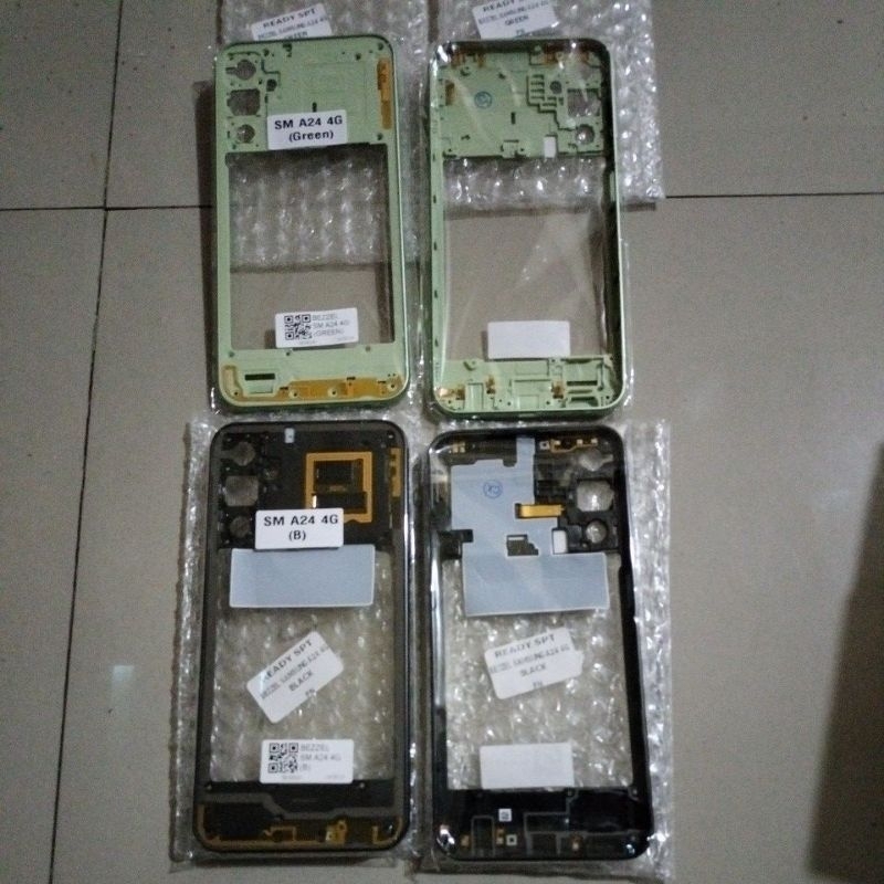 bezzel bezel tutup mesin tulang tengah samsung a24 4g