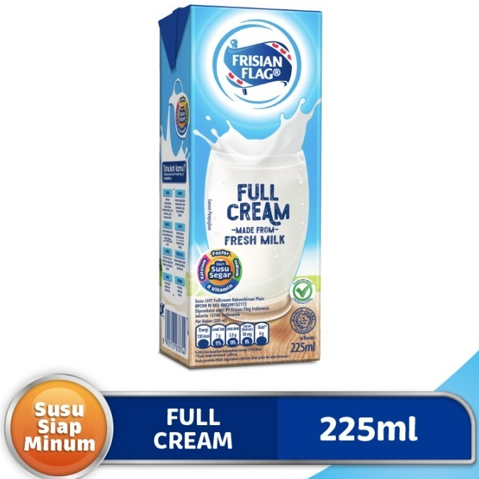 

Frisian Flag Purefarm Full Cream 225 mL UHT 225mL RTD