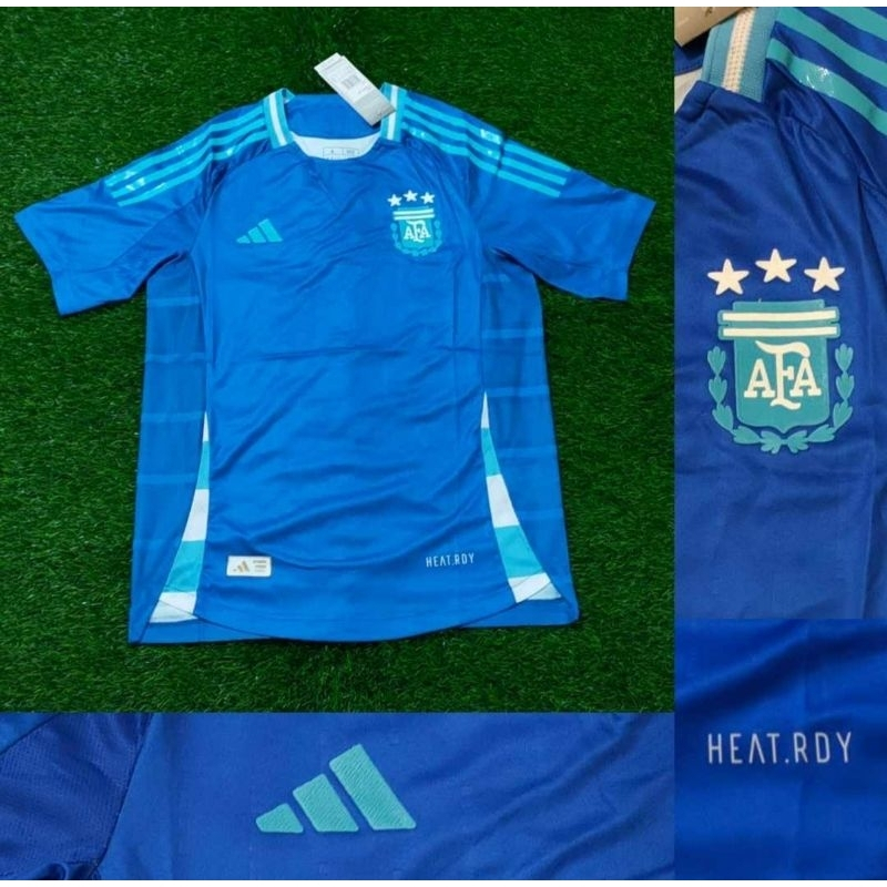 JERSEY ARGENTINA AWAY COPA AMERICA 2024 PI PLAYER ISSUE 2024 IMPORT PREMIUM HIGH QUALITY - BAJU BOLA