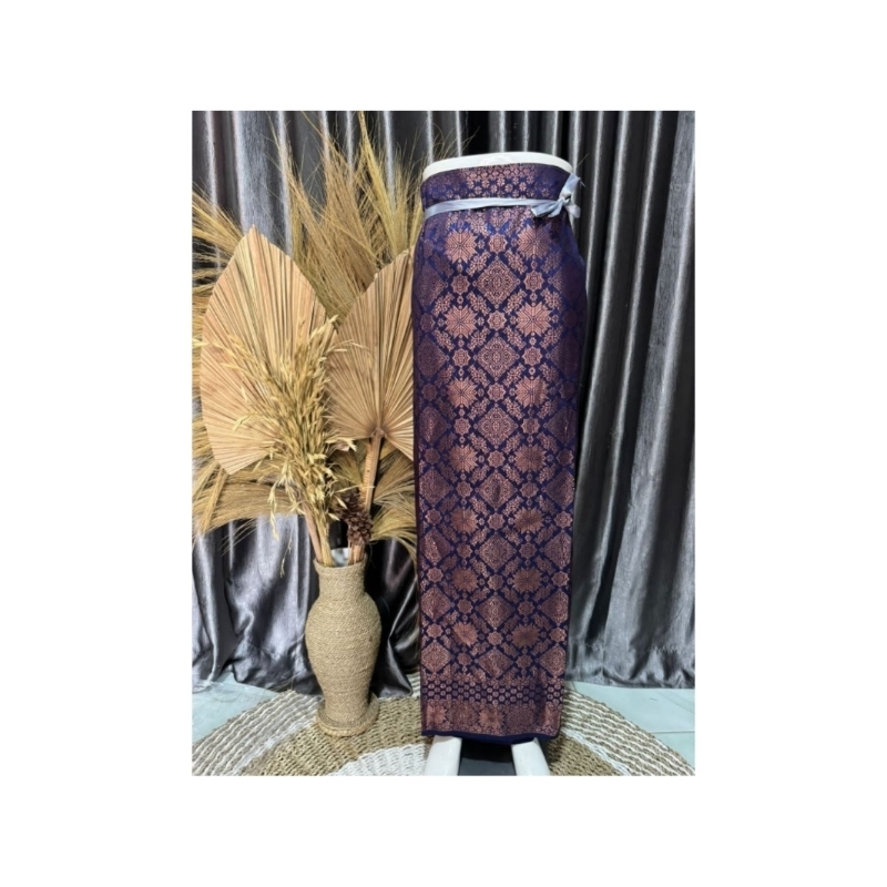 Rok Songket Lilit Bawahan Kebaya Brokat Pesta Wisuda