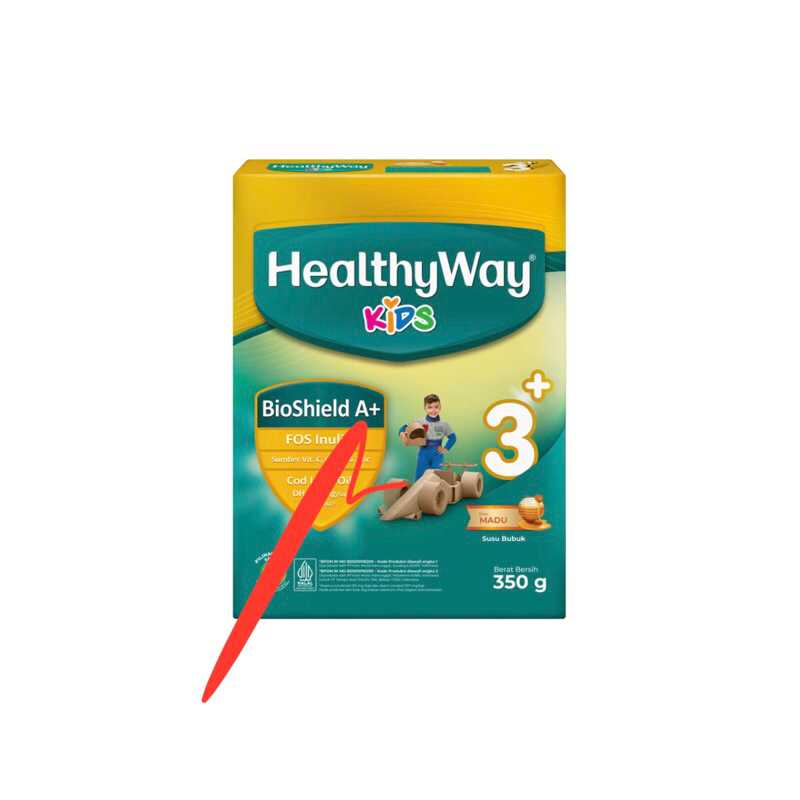 

Susu healthyway Healthy way kids 350g 1+ 3+ madu