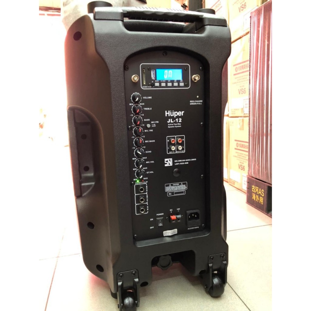 Speaker Portable Wireless Meeting HUPER JL12 PRO / JL 12 PRO – ORIGINAL 12 INCH