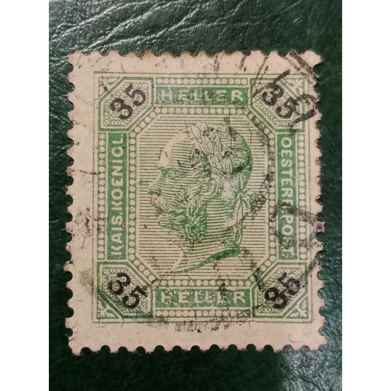 

Prangko Austria 35 Heller Franz Joseph Tahun 1901 USED