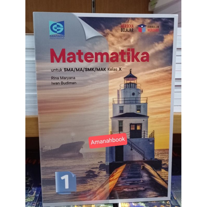 Buku Matematika SMA Kelas 10 Kurikulum Merdeka Grafindo