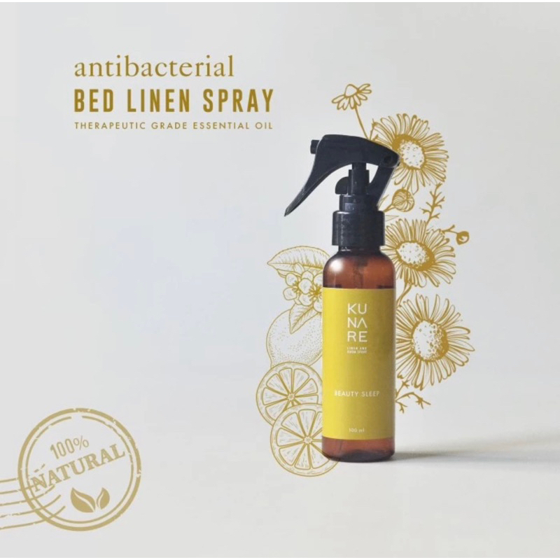 KUNARE Beauty Sleep Aromatherapy Linen Spray & Room Spray (Sleep Aid)