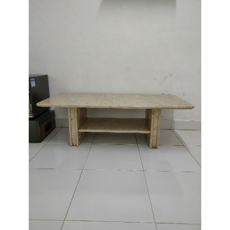 Meja marmer Belanda, meja marmer premium, meja marmer kuat asli