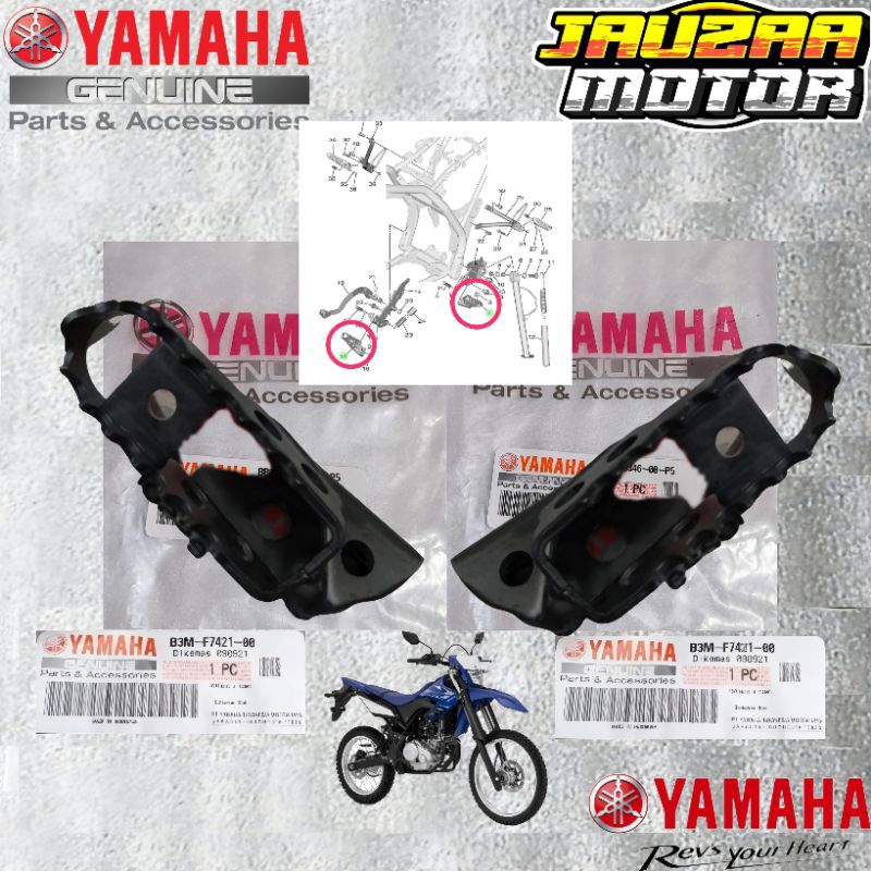 Step foot step Depan kanan kiri WR155 WR 155 B3M ORIGINAL YAMAHA