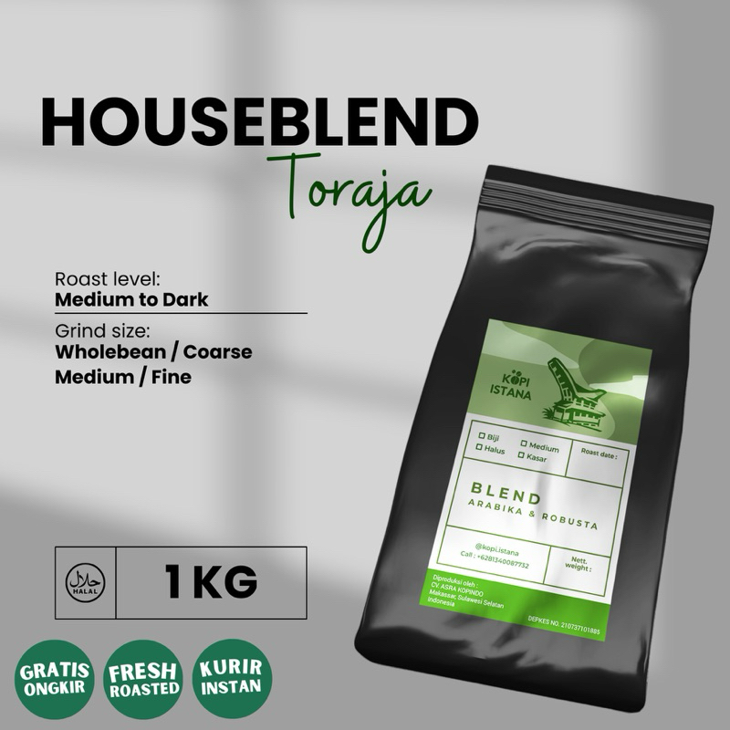 

1KG KOPI TORAJA BLEND | kopi houseblend kopi robusta arabika kopi asli espresso oleh oleh toraja kopi bubuk kopi biji kopi toraja asli kopi termurah