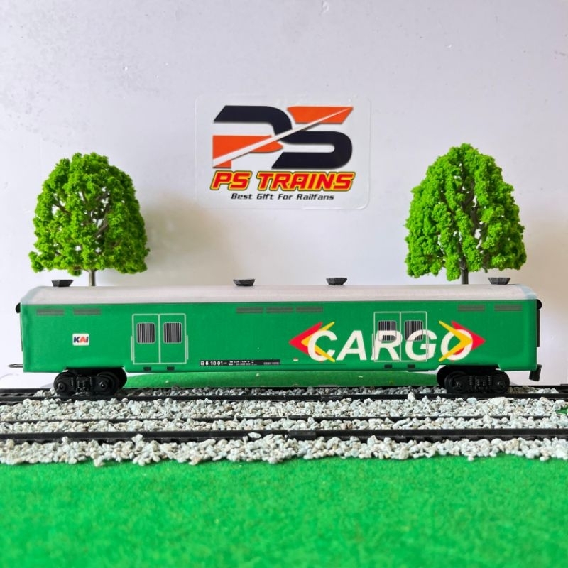 MAINAN KERETA API KAYU, GERBONG CARGO