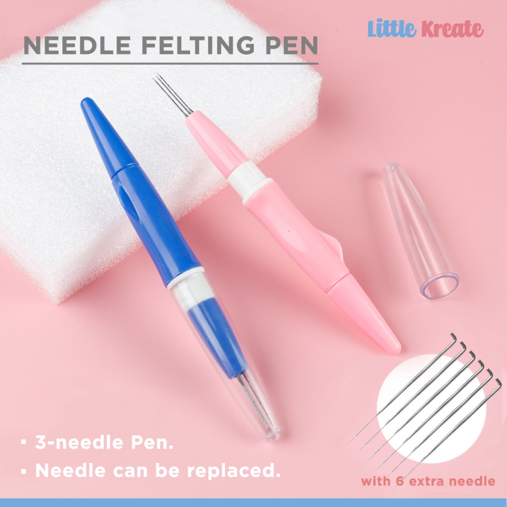 Jarum Felt - Felting Needle - Aksesoris Felt - Wool Felt Pen - Alat Felt Tool DIY Craft