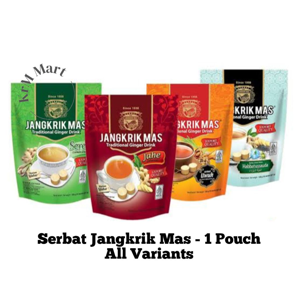 

Serbat cap Jangkrik Mas Pouch All Varian Original Uwuh Sereh HabbatusSaudah jahe wedang