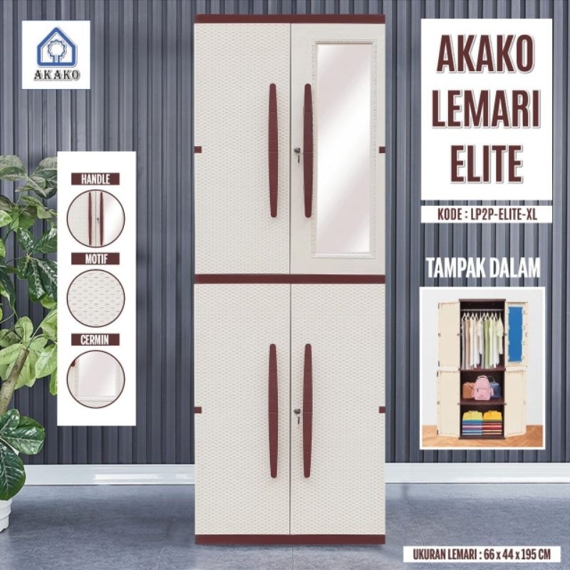 Lemari Elite 2 Pintu Jumbo Akako