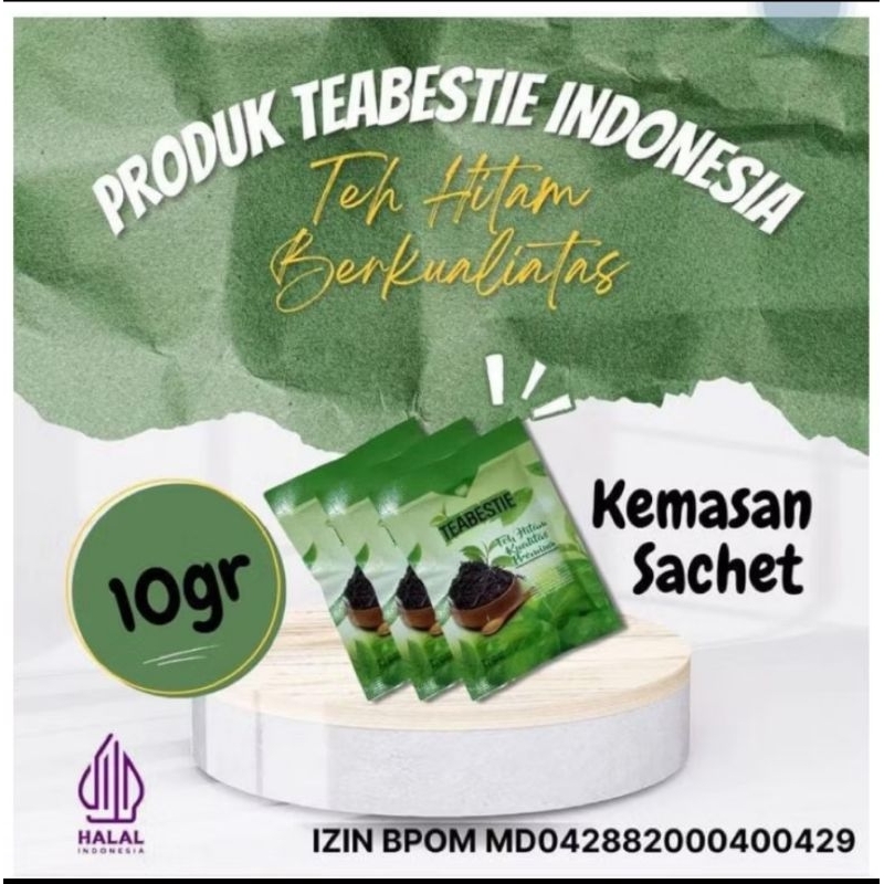 

teh teabestie teh hitam teh pelangsing dan untuk berbagai penyakit,anti oksidan kemasan sachet 10gr