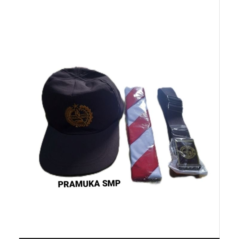 paket pramuka sd-smp.topi dasi dan sabuk