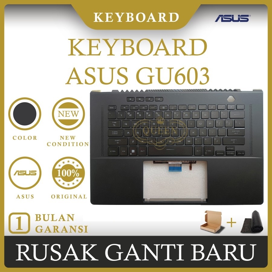 KEYBOARD FRAME LAPTOP ASUS ROG Zephyrus M16 GU603 GU603HM GU603ZW ORIGINAL