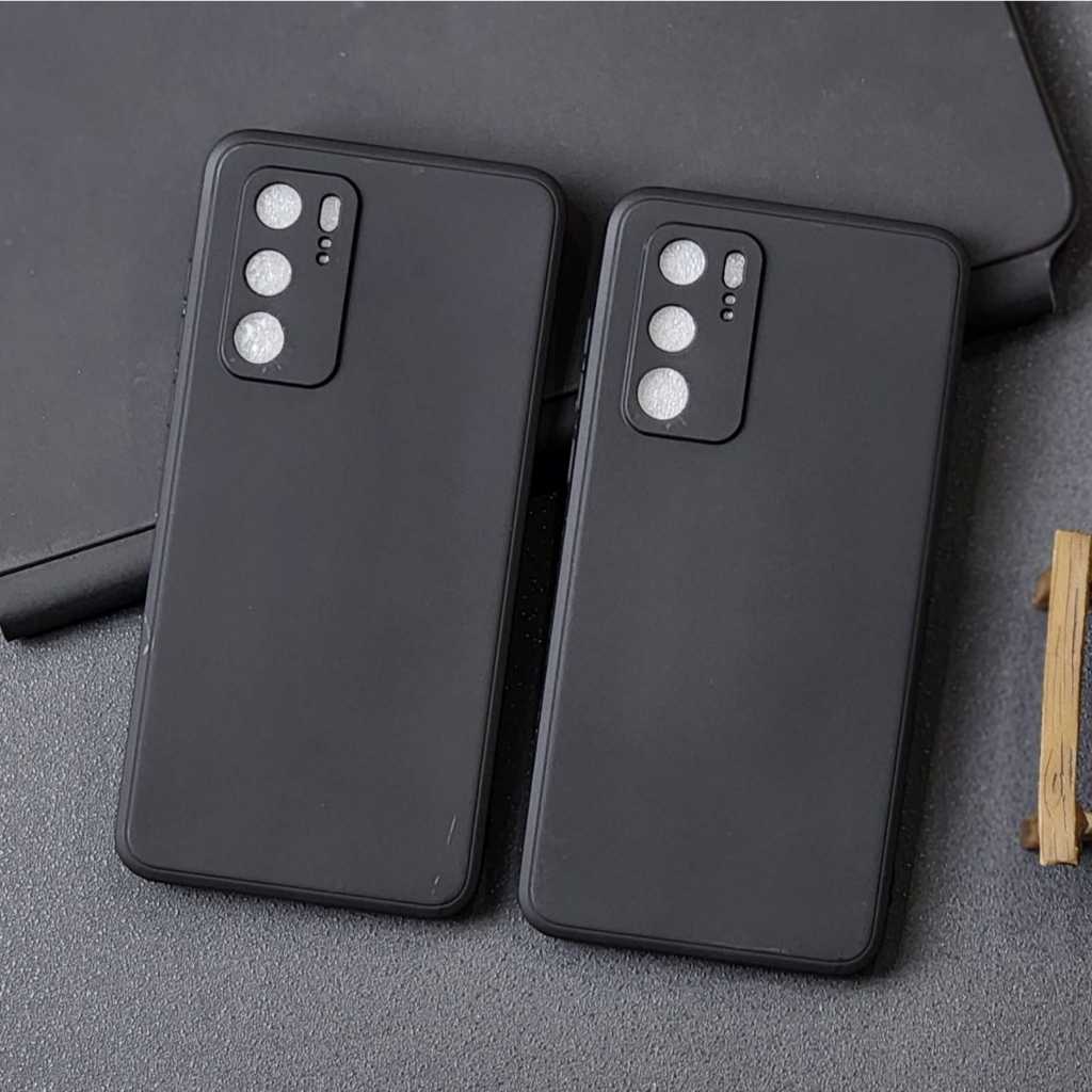Huawei P40 Softcase Macaron Black Tpu Full Black Protection Huawei P40