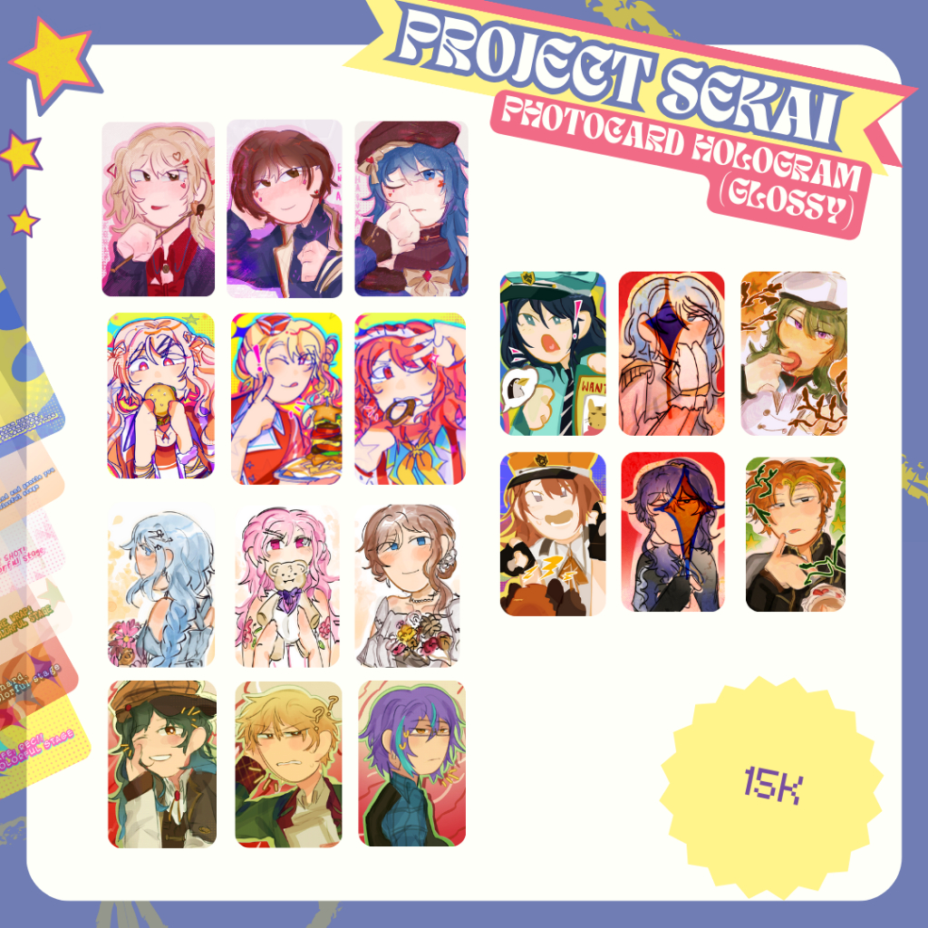 Project Sekai Photocard || Fanmerch