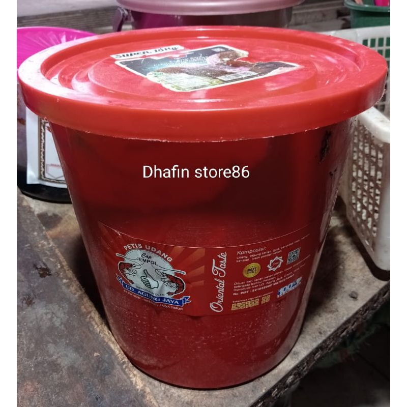 

Petis Udang Sultan 10 kg Asli Gresik kemasan ember