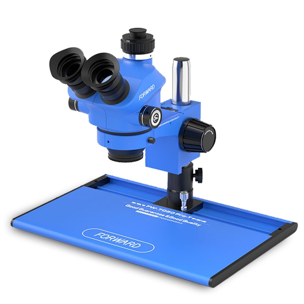 Microscope Stereo Forward FW 7050 Pro T Trinoculer Base Slide Mikroskop Trinokuler Service HP Origin