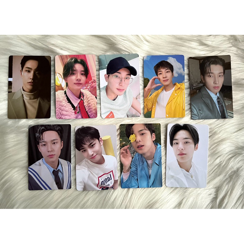 photocard seventeen aab mingyu wonwoo jeonghan hoshi
