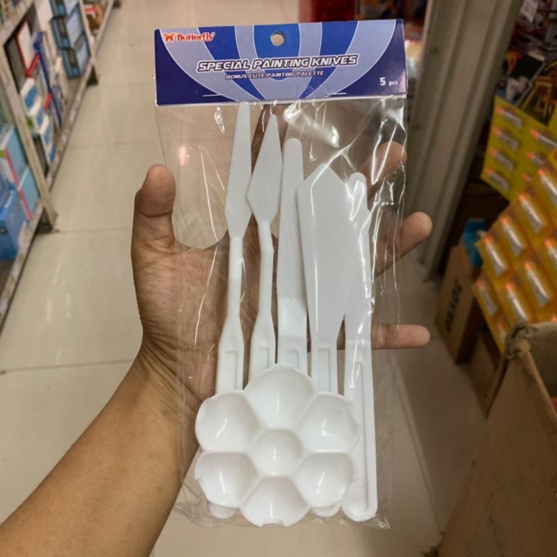 

PAINTING KNIVES/ PISAU PLASTIK LUKIS BUTTERFLY