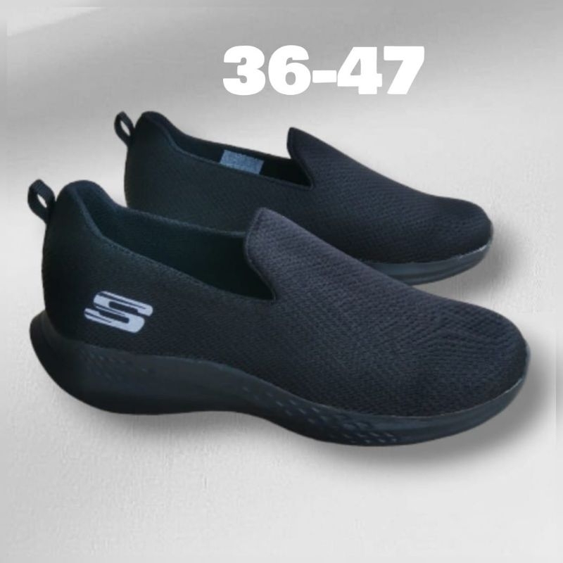 Sepatu slip on ukuran jumbo BIG SIZE Skechers slip-on pria