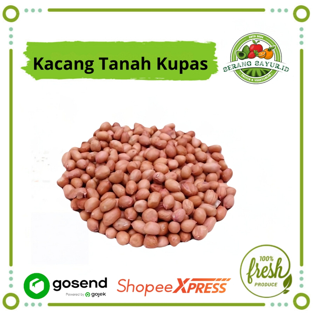 

[INSTAN SERANG] KACANG TANAH KUPAS 250 GR