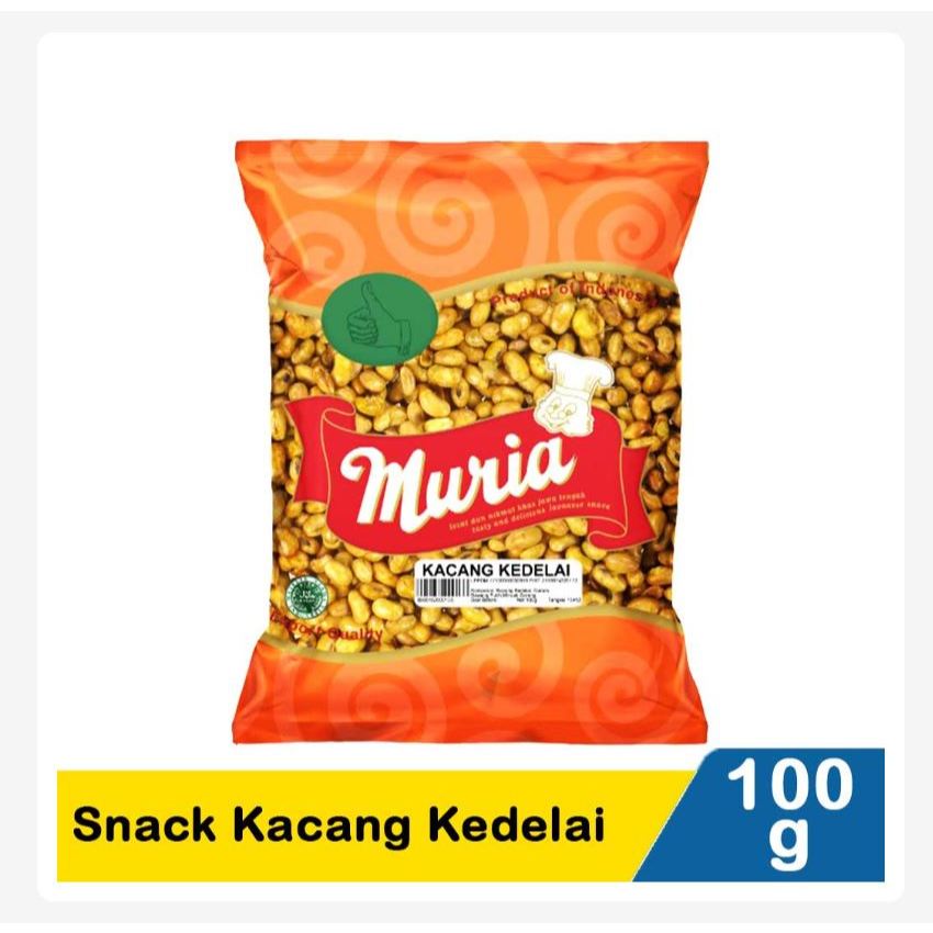 Muria Snack Kacang Kedelai / Jagung Pedas / Telur Ikan - Kacang Kedelai