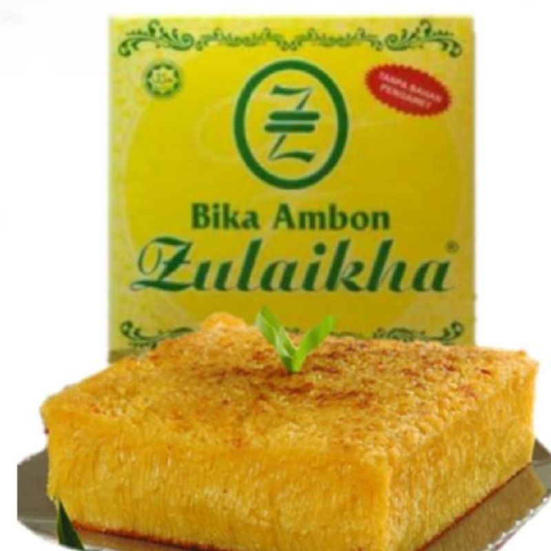 

Bika ambon Zulaikha oleh oleh khas medan HALAL Besar / Kecil pilih varian