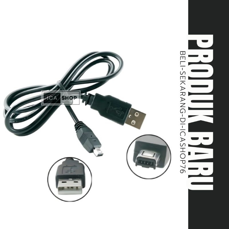 KABEL USB TO 4 PIN mini CHARGER hp jadul mp3