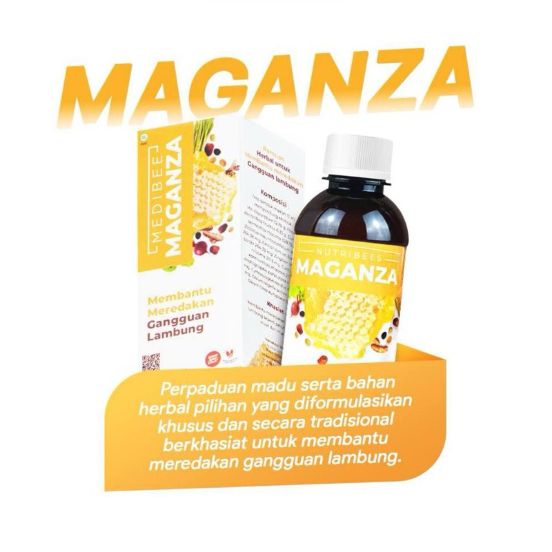 

MEDIBEE MAGANZA Madu atasi Asam Lambung Paling Ampuh Obat Lambung Gerd dan Maag Asli 100% Original BPOM