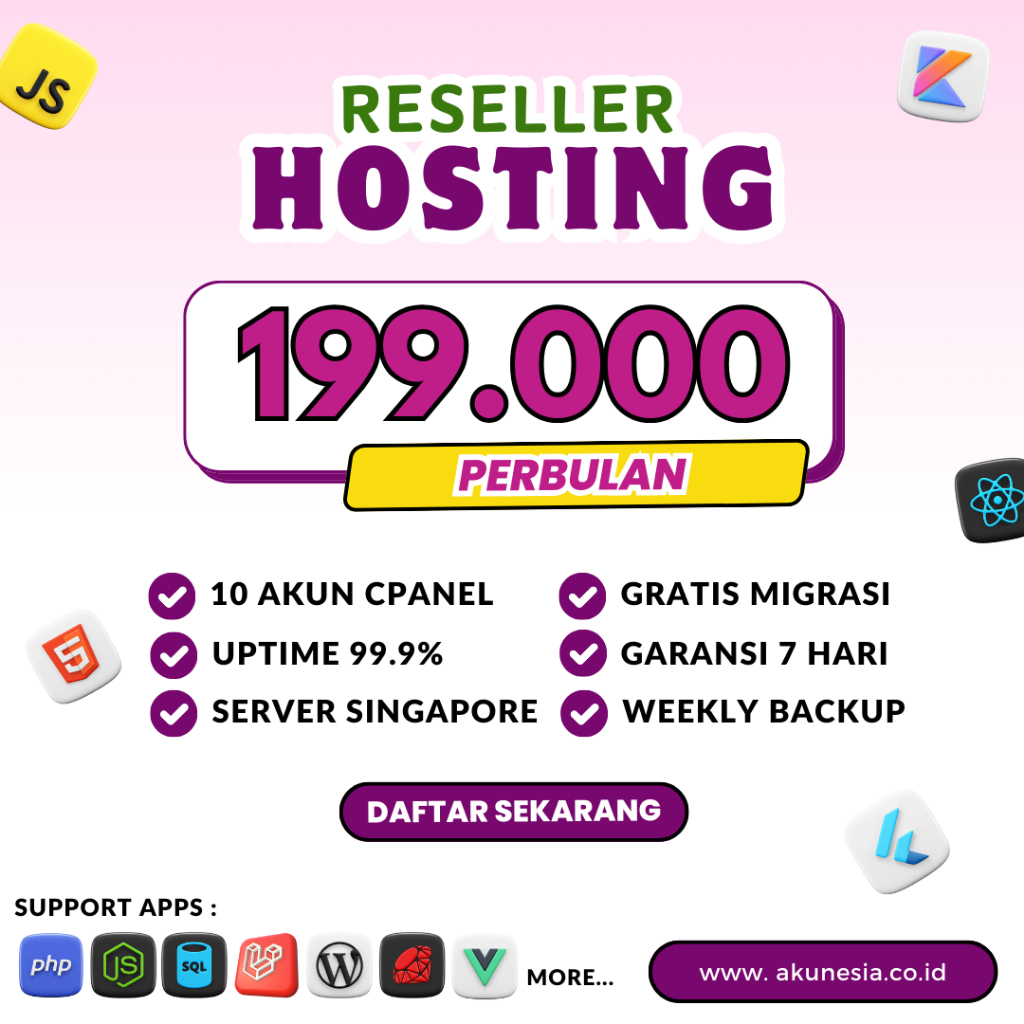 Reseller Hosting NVME SSD Singapore