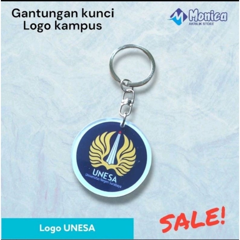 Gantungan kunci logo UNESA