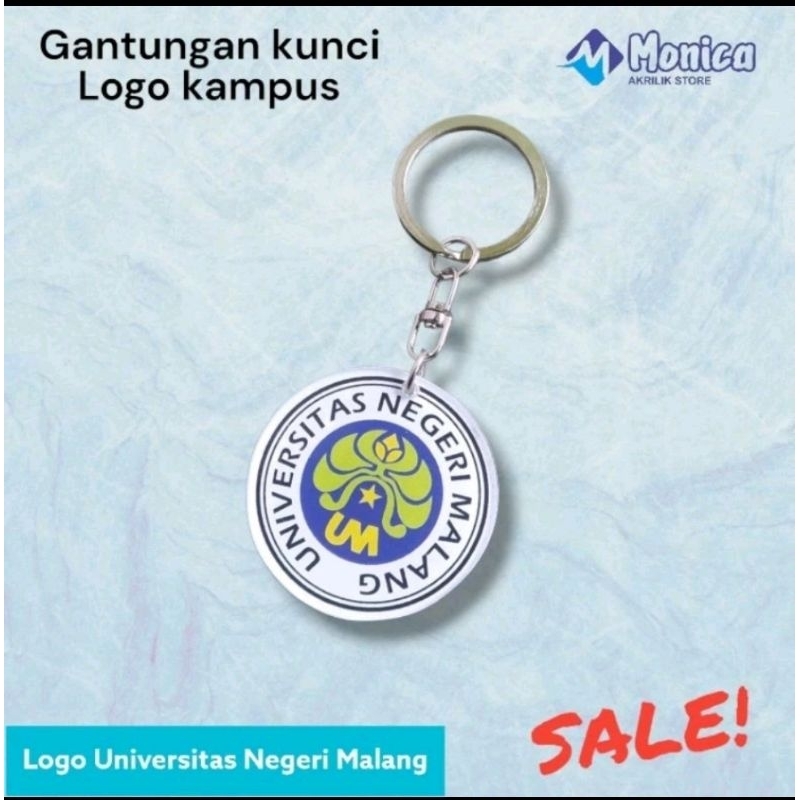 Gantungan Kunci UM Ganci Universitas Negeri Malang