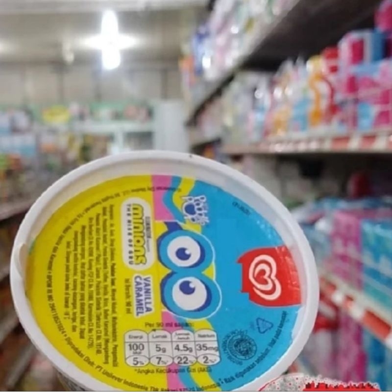 

Walls Paddle Pop Minions Vanilla Caramel Cup 90ml