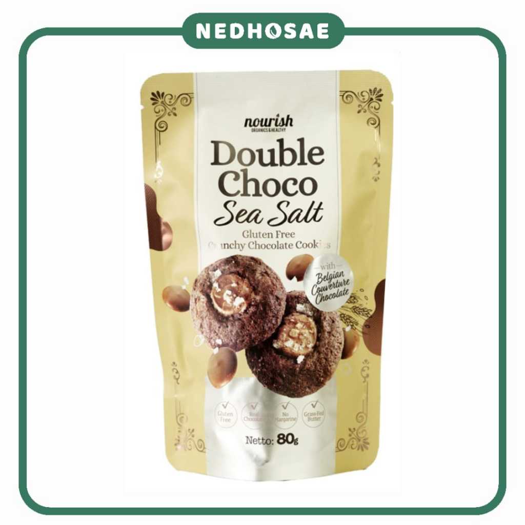 

Double Choco Sea Salt | Gluten Free Cookies by Nourish