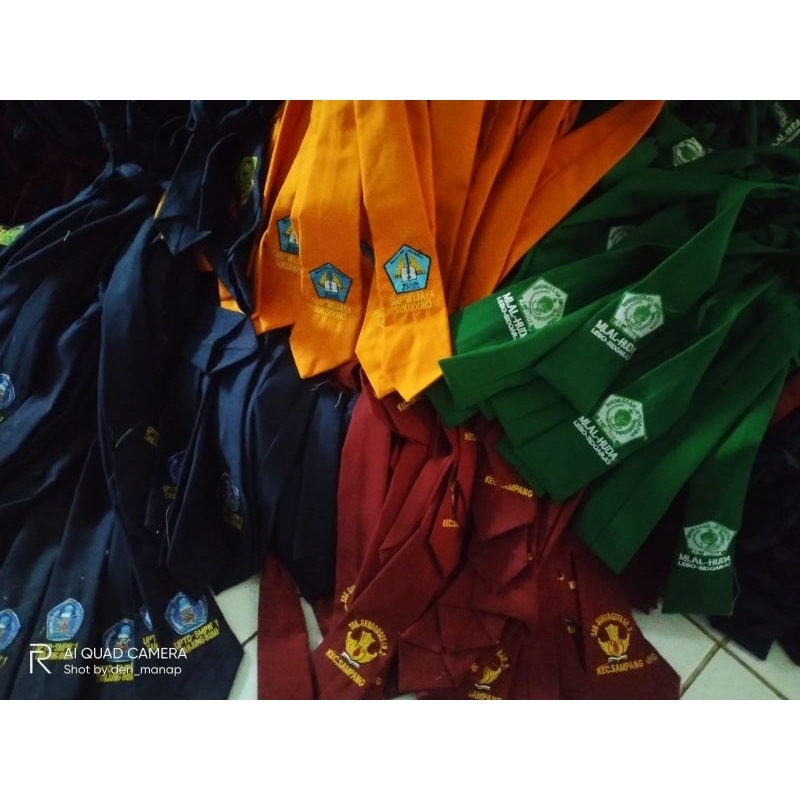 Dasi Sekolah / Dasi Custom / TK/SD/SMP/SMA/SMK