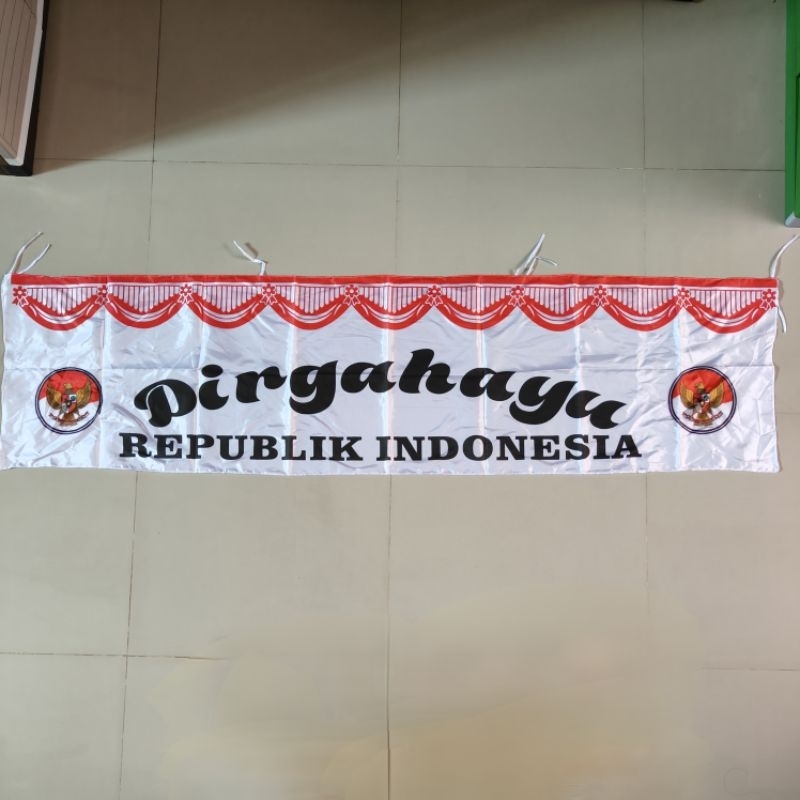 Bendera Gapura Dirgahayu / Bendera Backdrop Dirgahayu