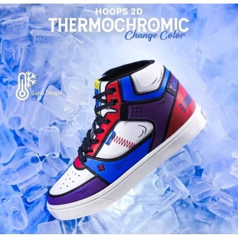 [100% ORIGINAL] Sepatu AeroStreet Thermochromic 2D Change Colour