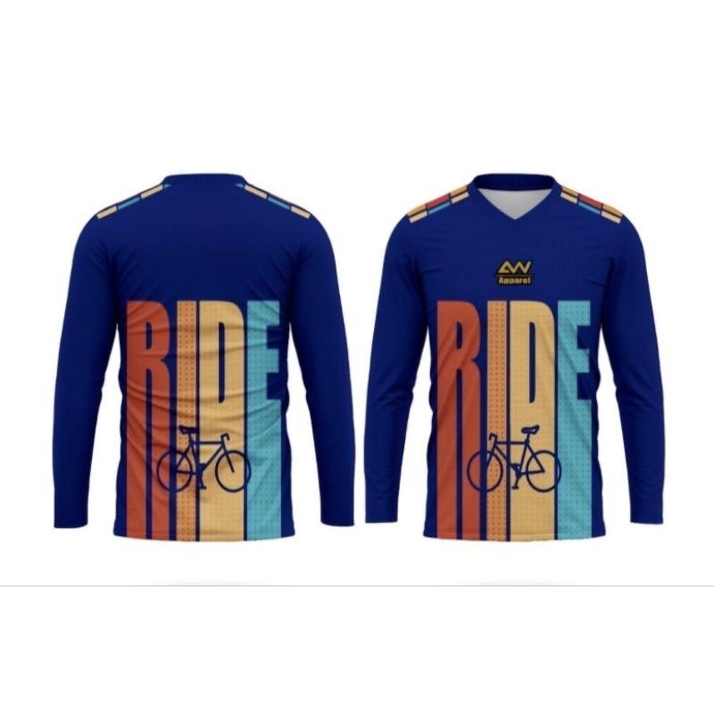 CUSTOM JERSEY MERPATI || JERSEY SEPEDA || JERSEY LENGAN PANJANG