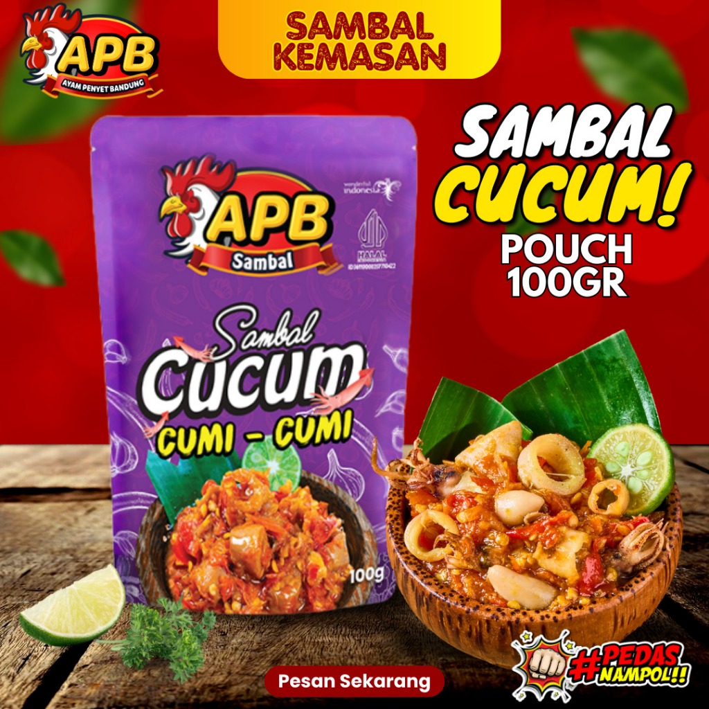 

SAMBAL CUCUM / SAMBAL CUMI / SAMBAL HOMEMADE / SAMBAL VIRAL - 100gr
