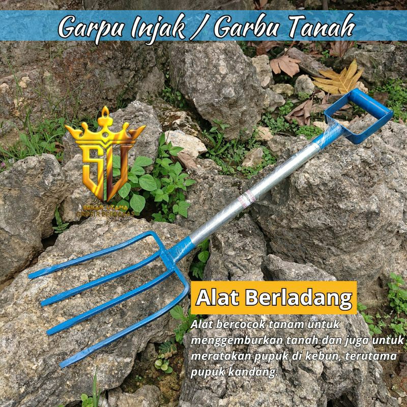 Garpu Injak/ Garpu Tanah/ Garbu Injak/ Garu/ Alat Penggembur Tanah
