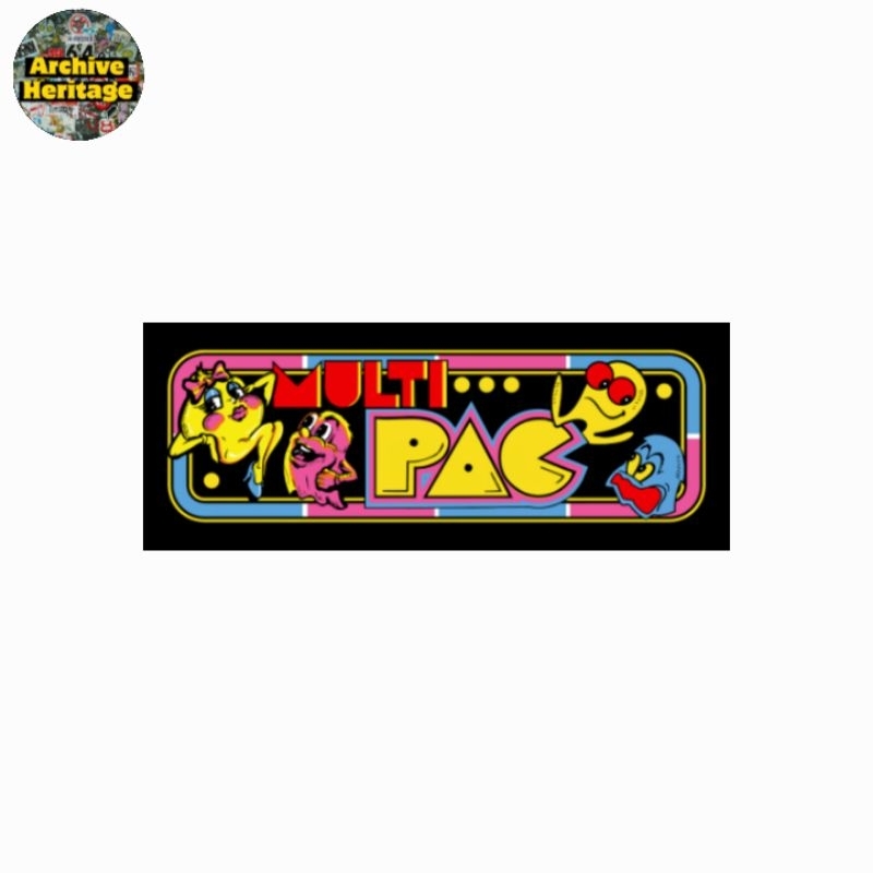

sticker Pacman Multi Pac arcade games stiker