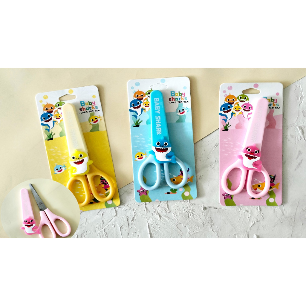

GUNTING KERTAS ANAK LUCU STAINLESS + TUTUP KIDS SCISSORS